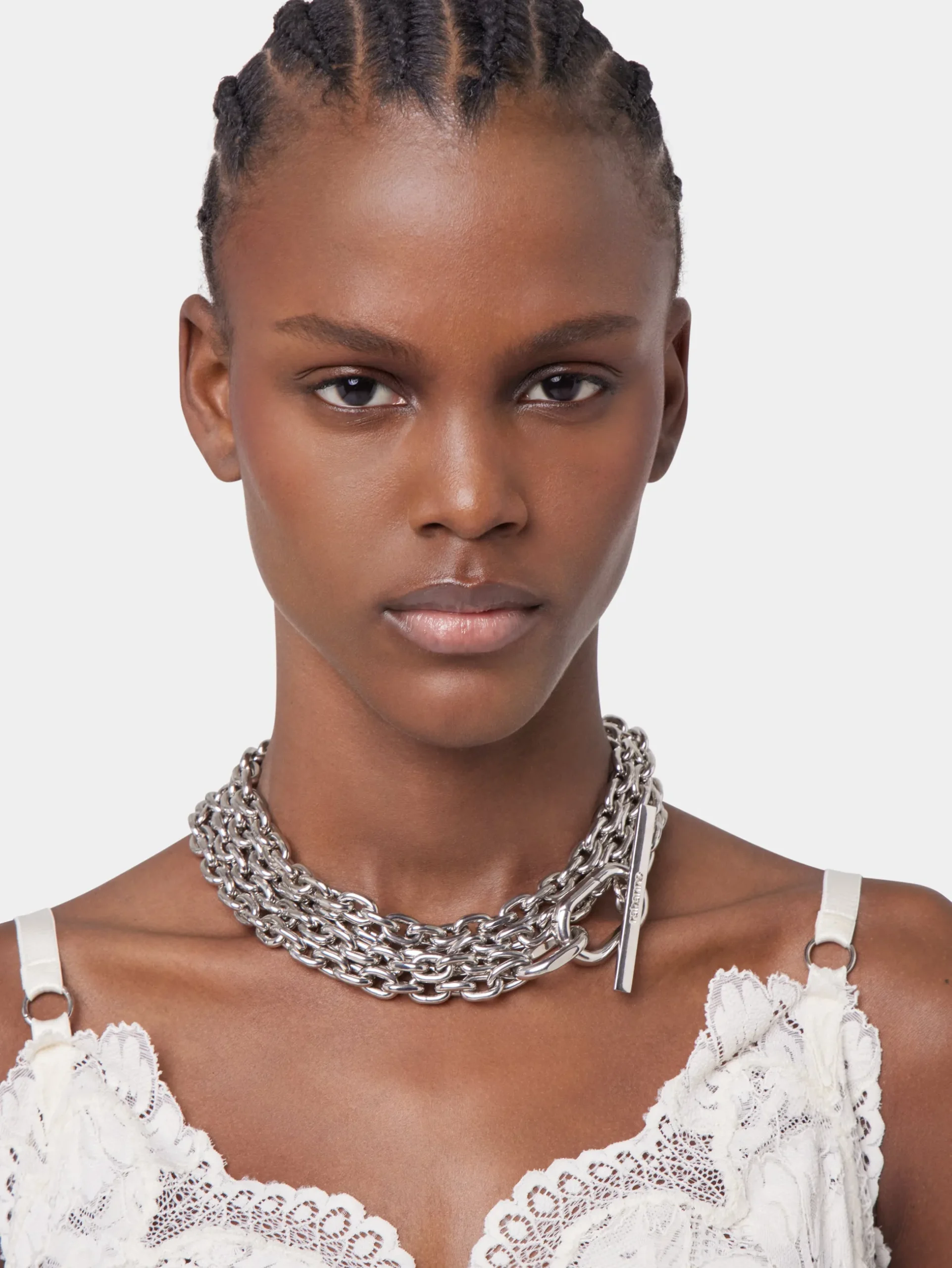 SILVER XS LINK NECKLACE | Rabanne Fashion