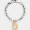 SILVER/GOLD XL LINK NECKLACE | Rabanne Online