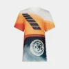 SLEEVELESS TOP "FAST CARS" IN JERSEY | Rabanne Discount