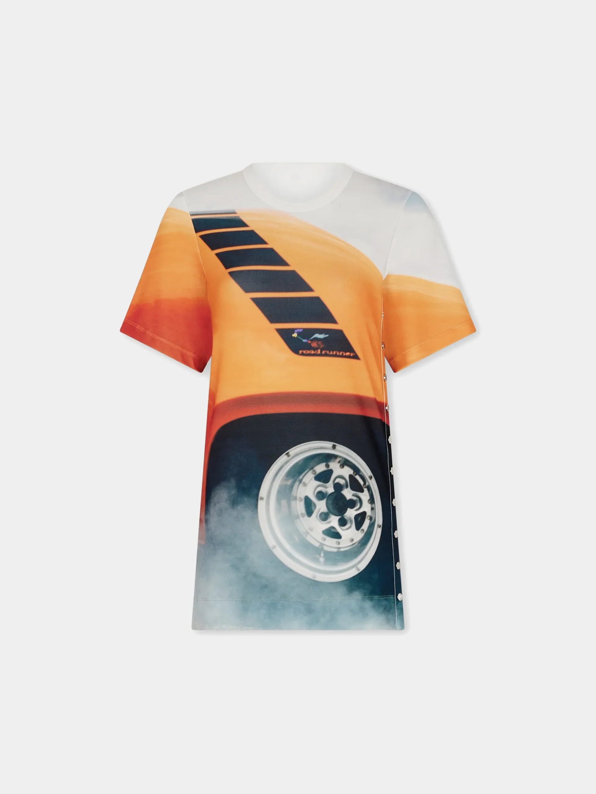 SLEEVELESS TOP "FAST CARS" IN JERSEY | Rabanne Discount