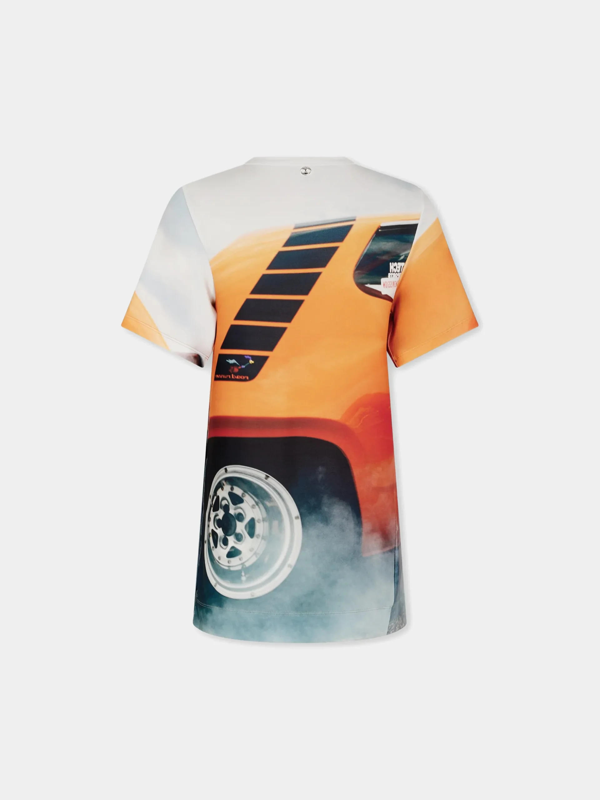 SLEEVELESS TOP "FAST CARS" IN JERSEY | Rabanne Discount