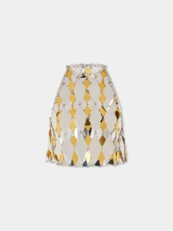 Sparkle discs rhombic crop top | Rabanne Clearance