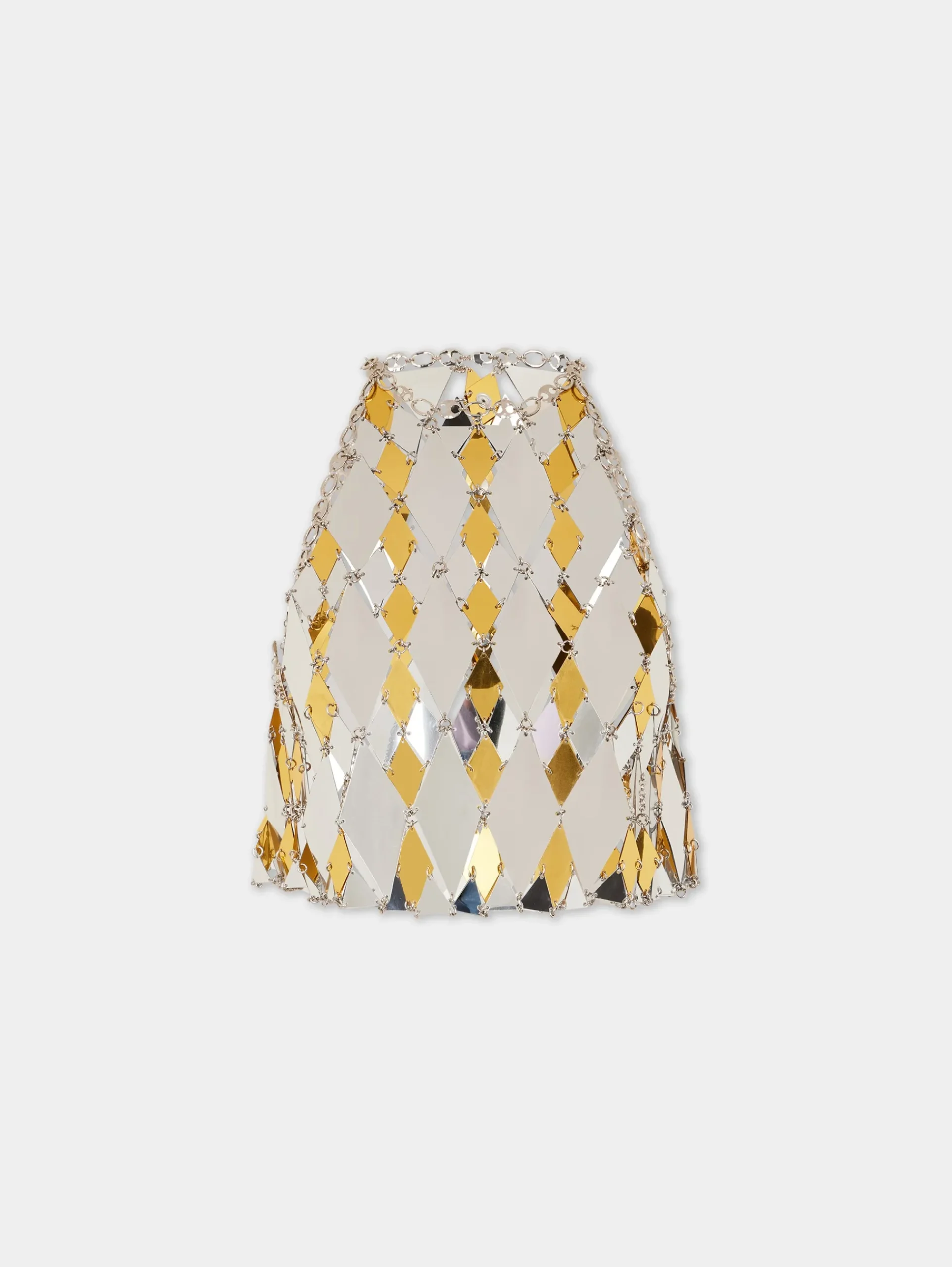 Sparkle discs rhombic crop top | Rabanne Clearance