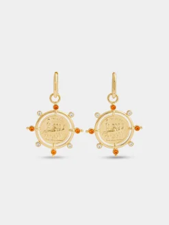 Sun Date medal earrings | Rabanne Discount