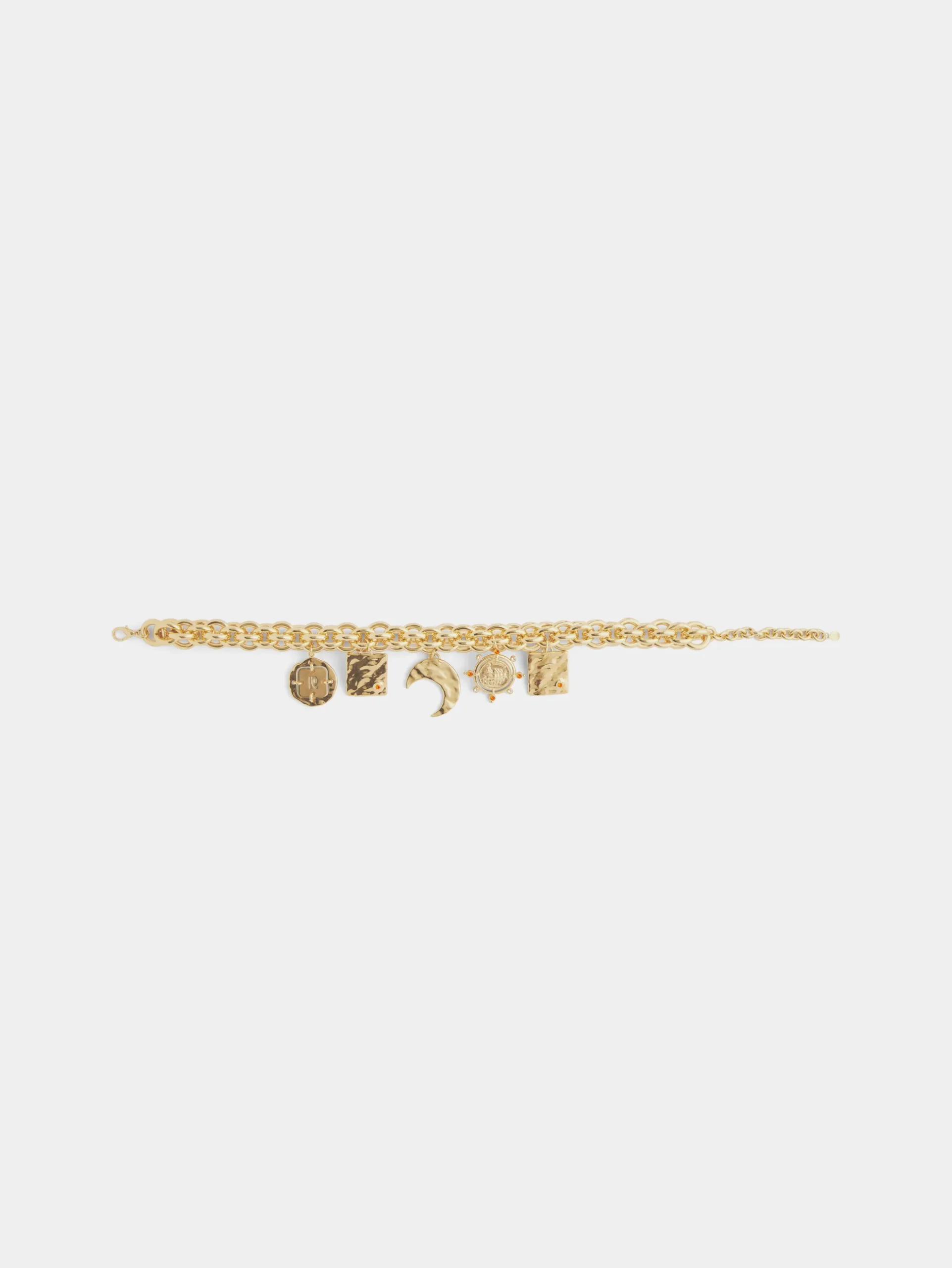 Sun date necklace with fantasy medals | Rabanne Online