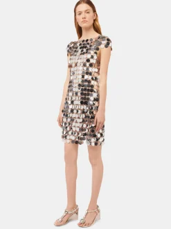 The iconic Silver sparkle discs dress | Rabanne Outlet