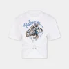 WHITE TEE-SHIRT PIERCING IN COTTON | Rabanne Clearance