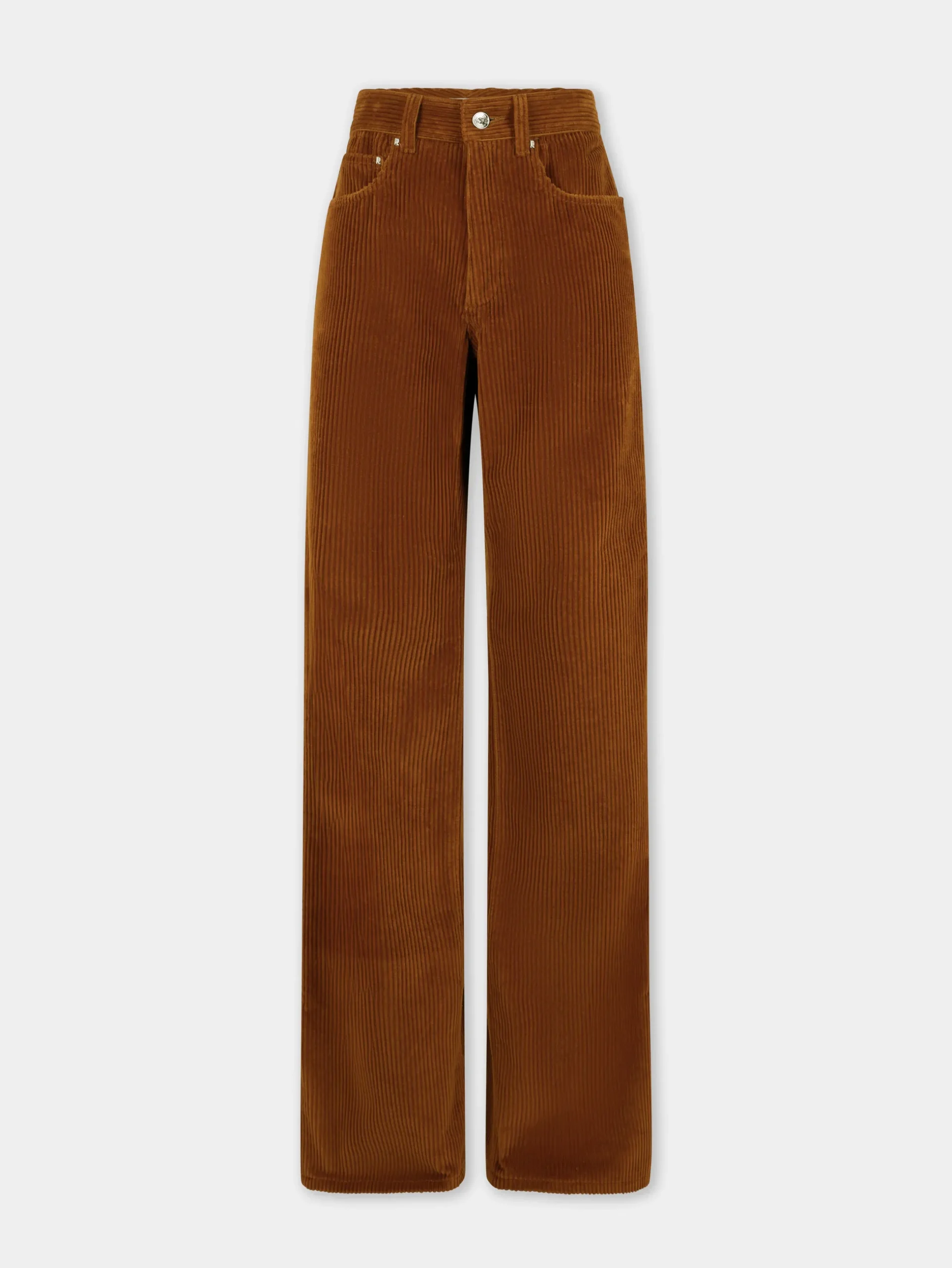 WIDE-LEG PANTS IN CORDUROY | Rabanne Store