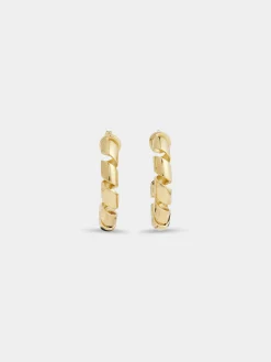 XL Link Twist Hoops | Rabanne Best