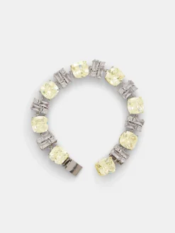 YELLOW STRASS BRACELET | Rabanne New