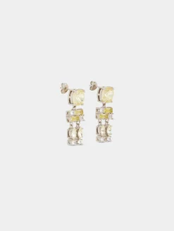 yellow STRASS EARRINGS | Rabanne Discount